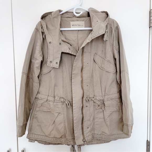 Camel Khaki Jacket Size M Women EUC - Picture 1 of 11